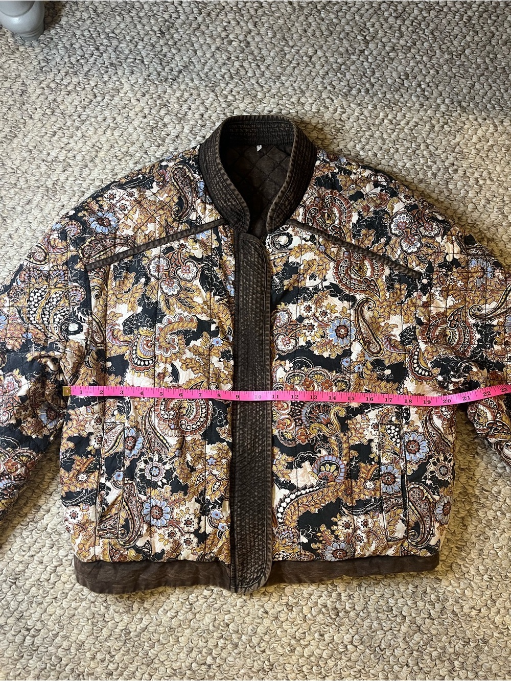 NWOT Free People ‘Great Escape’ Paisley Quilted Jacket- small - Picture 10 of 10